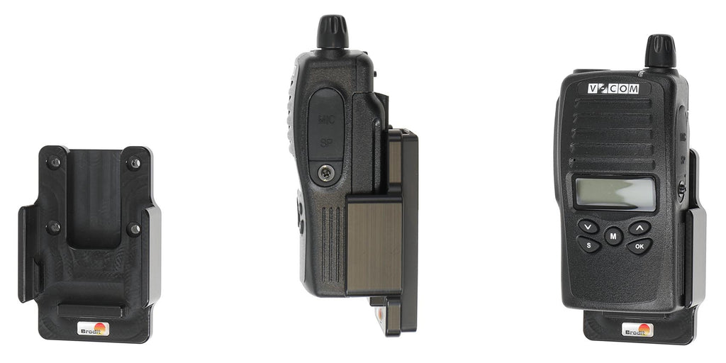 Brodit Passieve Houder 510991 - Portofoonhouder V-Com V-30 / Zodiac Neo BT 31