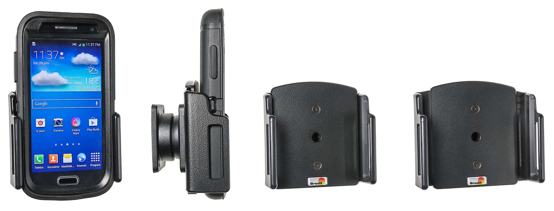 Passive holder with tilt swivel 511483