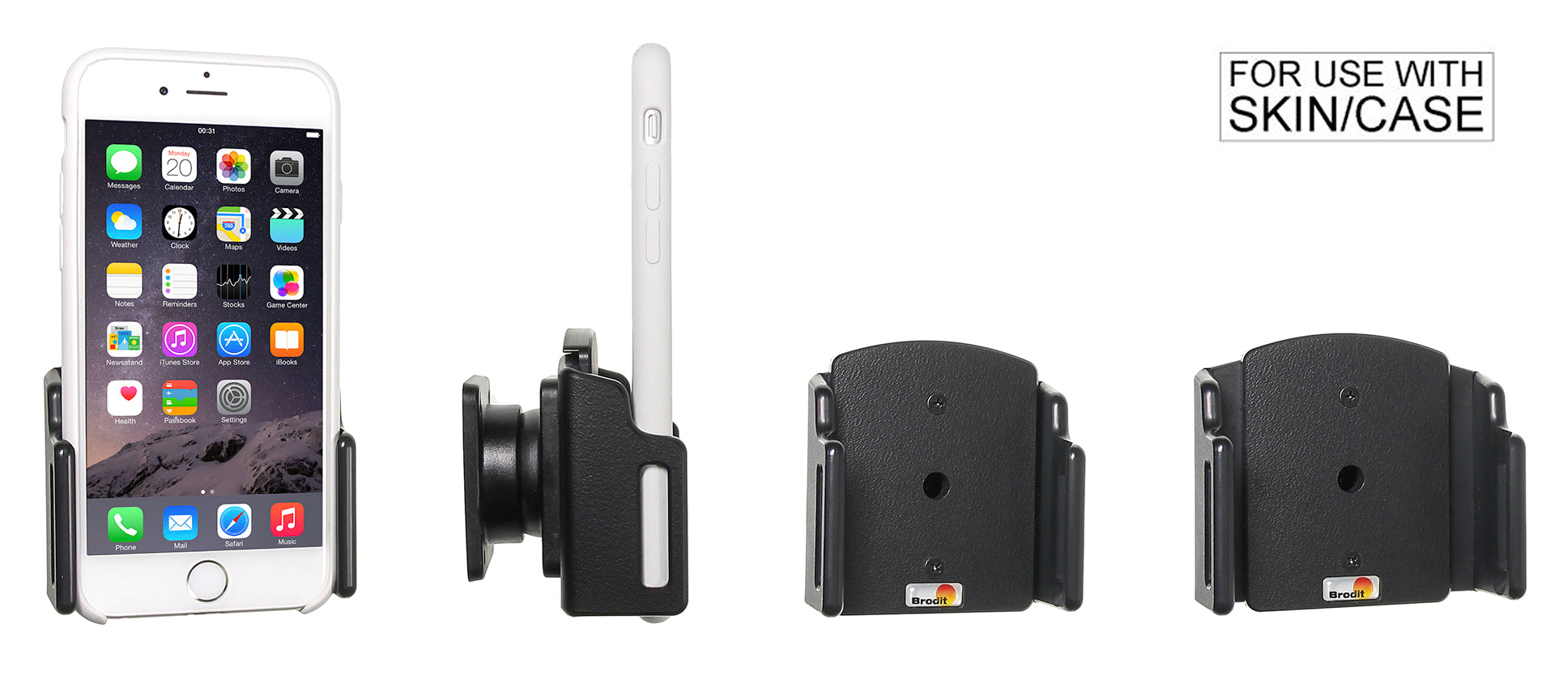 Passive holder with tilt swivel 511666