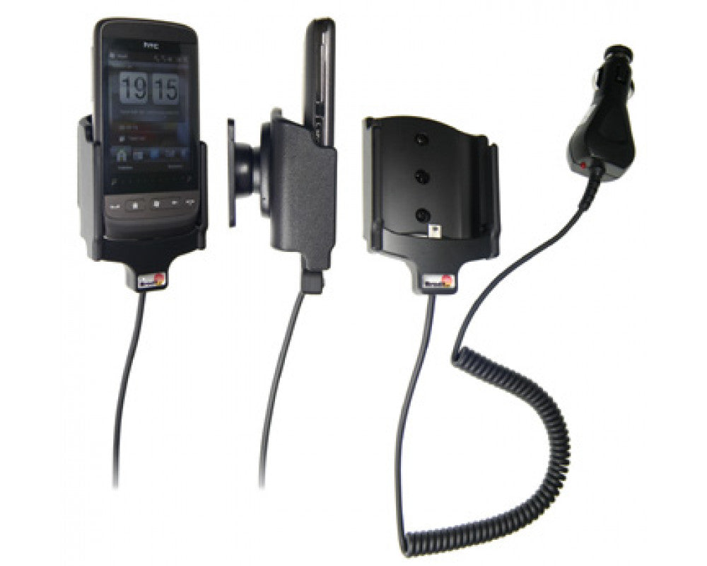 Brodit - HTC Touch 2 Actieve houder met 12/24V lader. Let op: Uitlopend artikel, Kan niet retour! - Telefoon- & Tablethouder