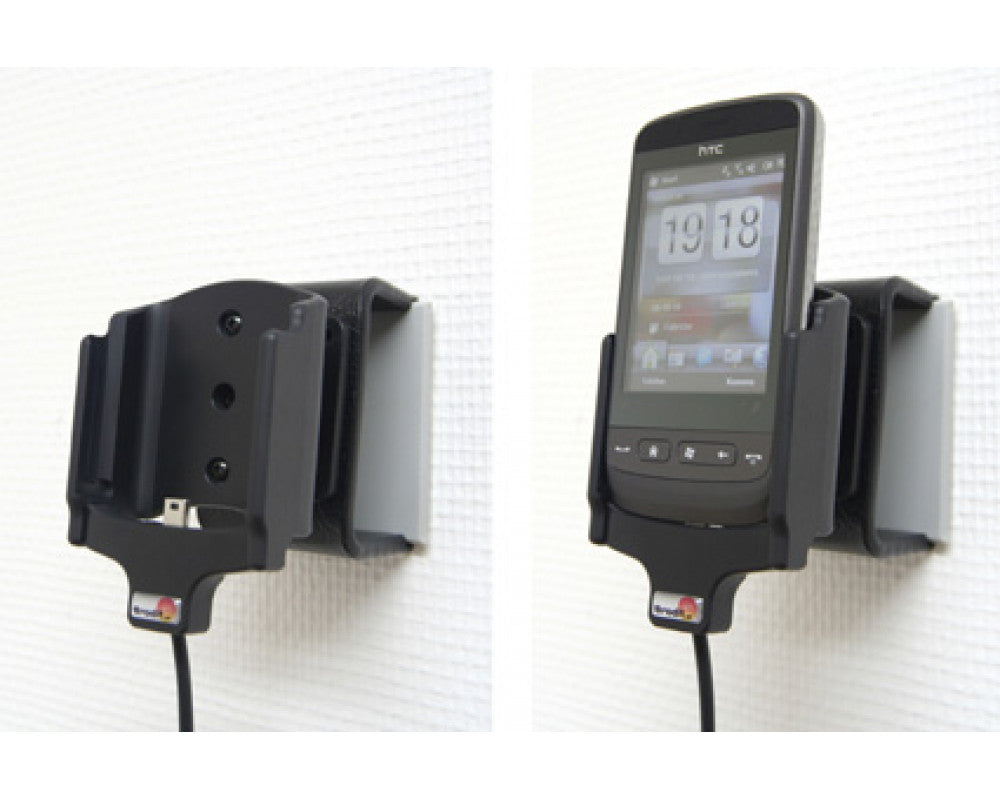 Brodit - HTC Touch 2 Actieve houder met 12/24V lader. Let op: Uitlopend artikel, Kan niet retour! - Telefoon- & Tablethouder