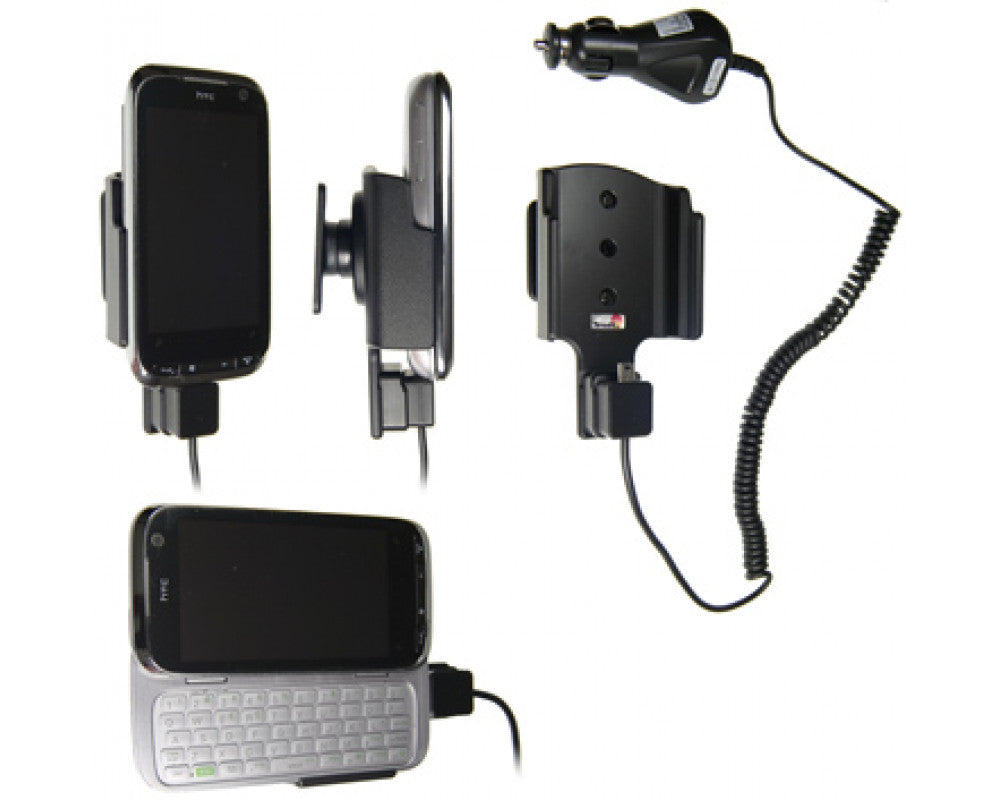 Brodit - HTC Touch Pro 2 Actieve houder met 12/24V lader. Let op: Uitlopend artikel, Kan niet retour! - Telefoon- & Tablethou