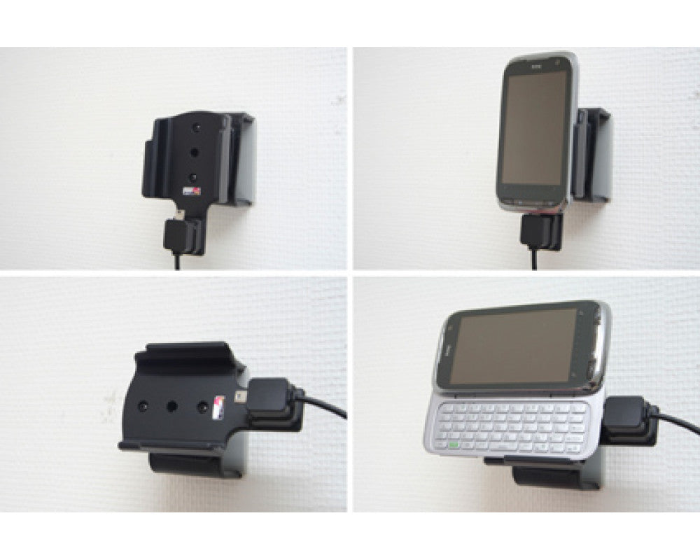 Brodit - HTC Touch Pro 2 Actieve houder met 12/24V lader. Let op: Uitlopend artikel, Kan niet retour! - Telefoon- & Tablethou