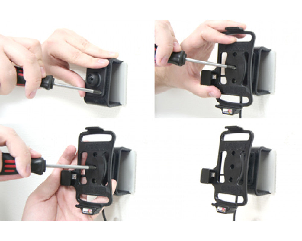 Brodit - BlackBerry Torch 9800 Actieve houder met 12/24V lader. Let op: Uitlopend artikel, Kan niet retour! - Telefoon- & Tab