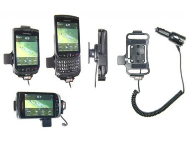 Brodit - BlackBerry Torch 9800 Actieve houder met 12/24V lader. Let op: Uitlopend artikel, Kan niet retour! - Telefoon- & Tab