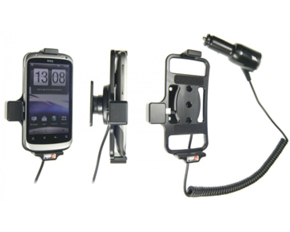 Brodit - HTC Desire S Actieve houder met 12/24V lader. Let op: Uitlopend artikel, Kan niet retour! - Telefoon- & Tablethouder