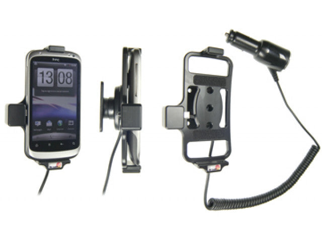 Brodit - HTC Desire S Actieve houder met 12/24V lader. Let op: Uitlopend artikel, Kan niet retour! - Telefoon- & Tablethouder