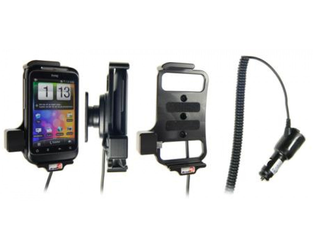 Brodit - HTC Wildfire S Actieve houder met 12/24V lader. Let op: Uitlopend artikel, Kan niet retour! - Telefoon- & Tablethoud