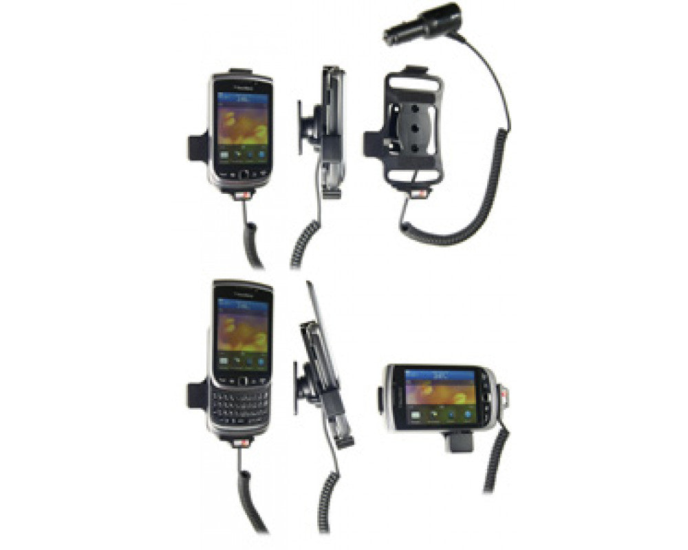 Brodit - BlackBerry 9800/9810 Actieve houder met 12/24V lader. Let op: Uitlopend artikel, Kan niet retour! - Telefoon- & Tabl