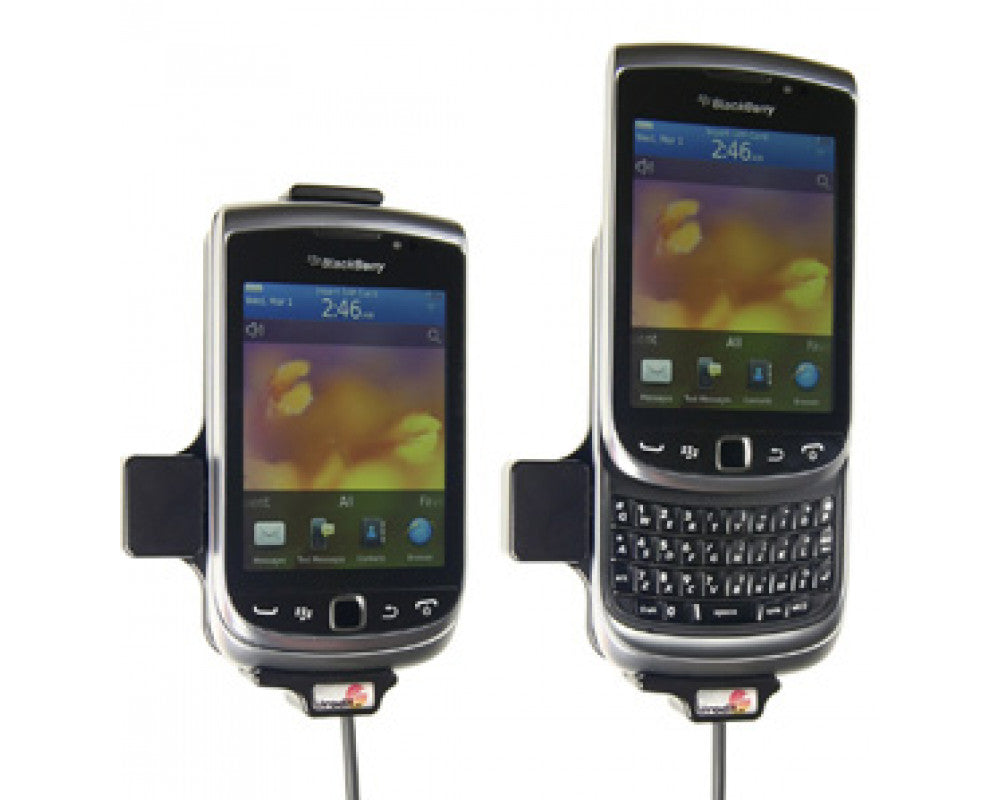 Brodit - BlackBerry 9800/9810 Actieve houder met 12/24V lader. Let op: Uitlopend artikel, Kan niet retour! - Telefoon- & Tabl