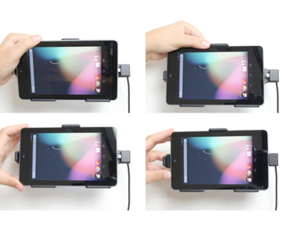 Brodit - Google Nexus 7 Actieve houder met 12/24V lader. Let op: Uitlopend artikel, Kan niet retour! - Telefoon- & Tablethoud
