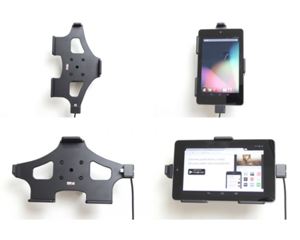 Brodit - Google Nexus 7 Actieve houder met 12/24V lader. Let op: Uitlopend artikel, Kan niet retour! - Telefoon- & Tablethoud