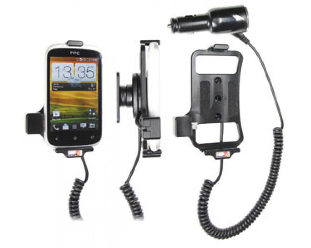 Brodit - HTC Desire C Actieve houder met 12/24V lader. Let op: Uitlopend artikel, Kan niet retour! - Telefoon- & Tablethouder