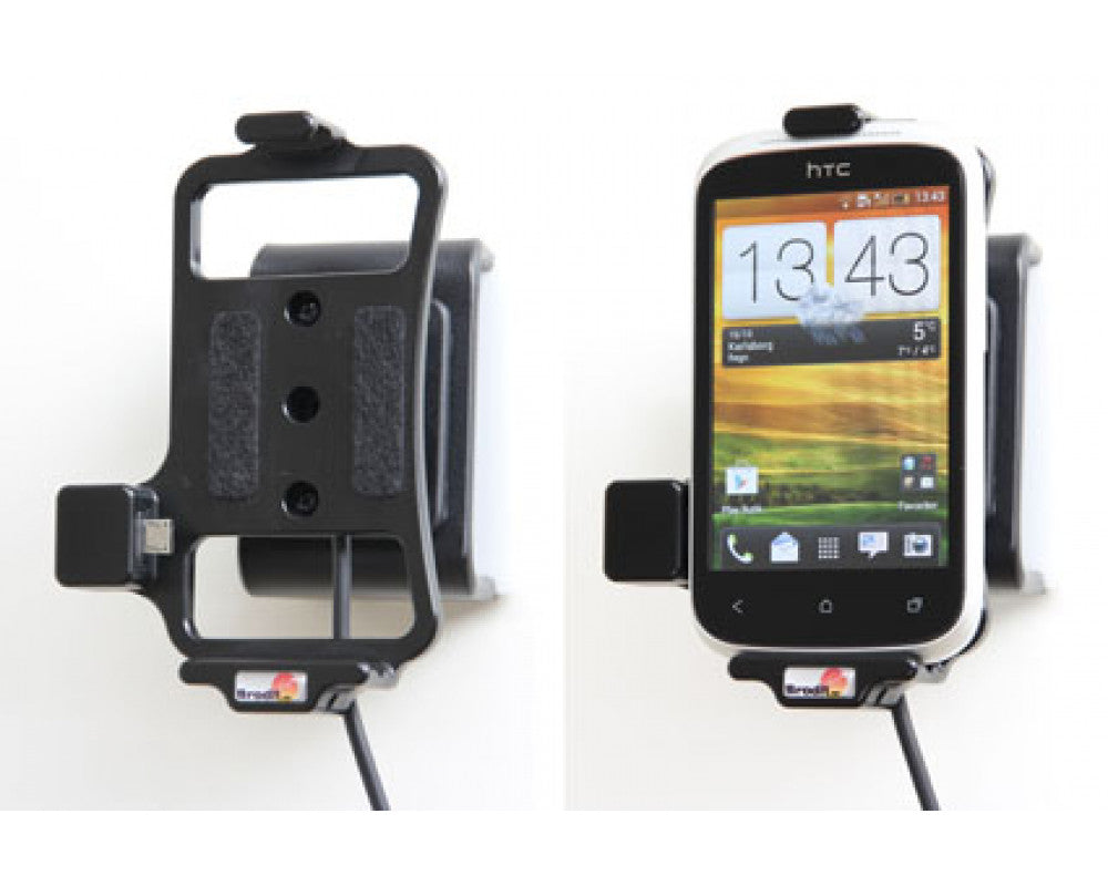 Brodit - HTC Desire C Actieve houder met 12/24V lader. Let op: Uitlopend artikel, Kan niet retour! - Telefoon- & Tablethouder