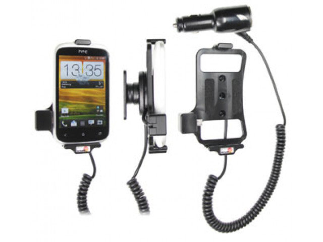 Brodit - HTC Desire C Actieve houder met 12/24V lader. Let op: Uitlopend artikel, Kan niet retour! - Telefoon- & Tablethouder