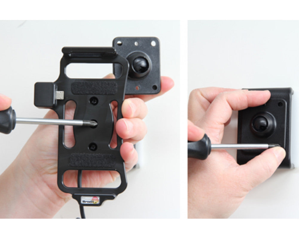 Brodit - HTC Desire X Actieve houder met 12/24V lader. Let op: Uitlopend artikel, Kan niet retour! - Telefoon- & Tablethouder