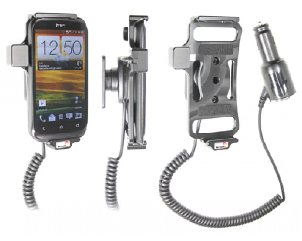 Brodit - HTC Desire X Actieve houder met 12/24V lader. Let op: Uitlopend artikel, Kan niet retour! - Telefoon- & Tablethouder
