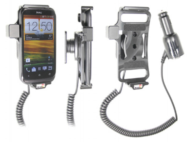 Brodit - HTC Desire X Actieve houder met 12/24V lader. Let op: Uitlopend artikel, Kan niet retour! - Telefoon- & Tablethouder