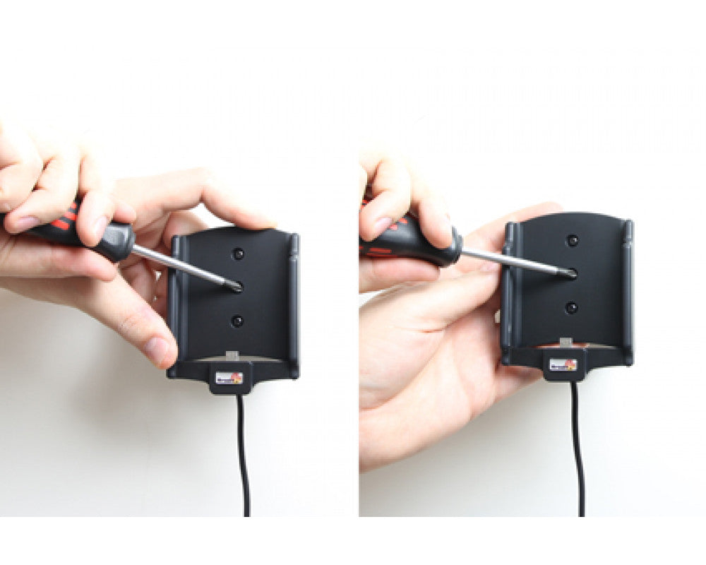 Brodit - HTC 8X Actieve houder met 12/24V lader. Let op: Uitlopend artikel, Kan niet retour! - Telefoon- & Tablethouder - art