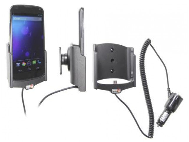Brodit - LG Nexus 4 Actieve houder met 12/24V lader. Let op: Uitlopend artikel, Kan niet retour! - Telefoon- & Tablethouder