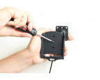 Brodit - Samsung Galaxy S4 Active GT I9295 Actieve houder met 12/24V lader - Telefoon- & Tablethouder - artikel 512545 - afbe