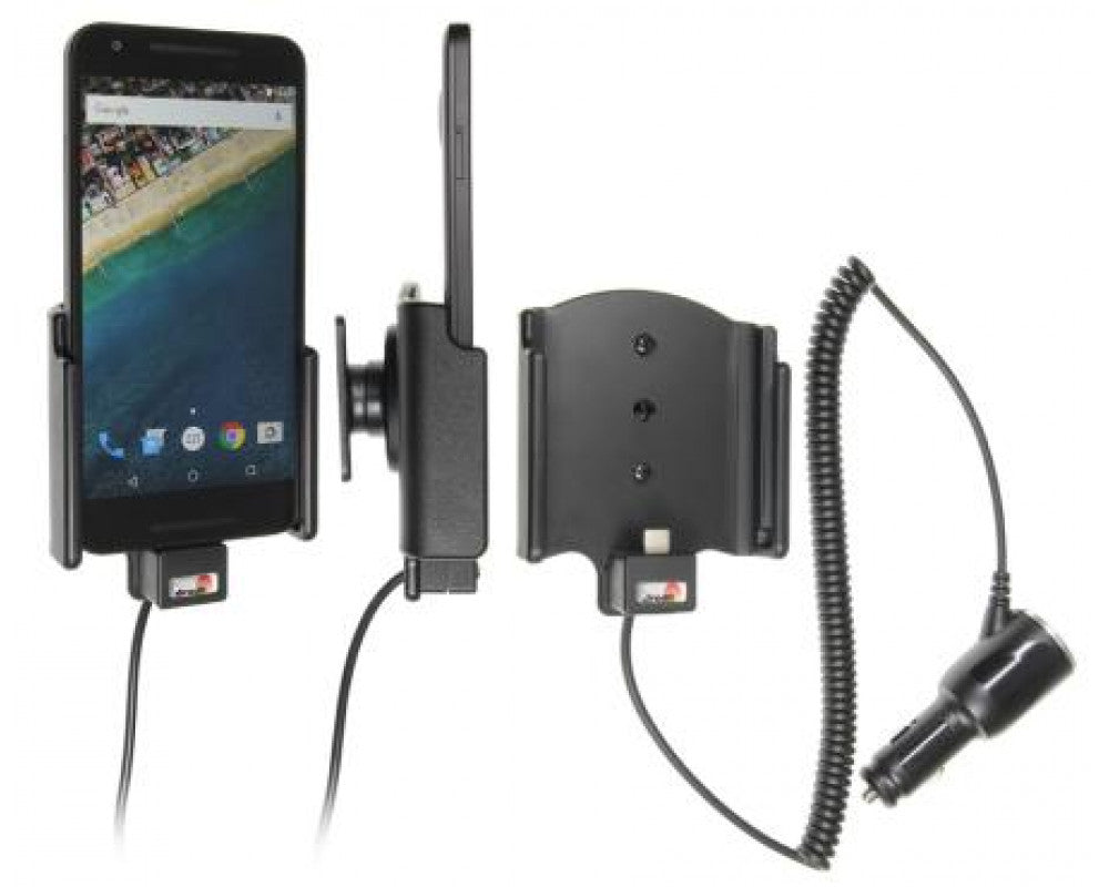 Brodit - LGNexus 5X Actieve houder met 12/24V lader - Telefoon- & Tablethouder - artikel 512817