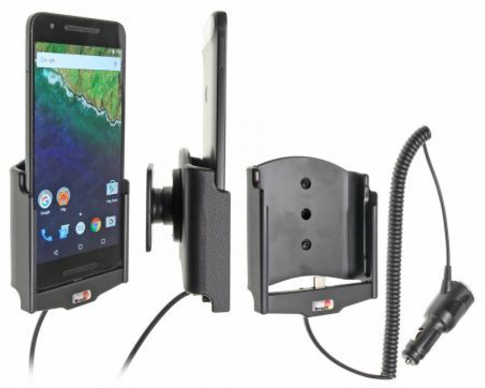 Brodit - Huawei Nexus 6P Actieve houder met 12/24V lader.Let op: Uitlopend artikel, Kan niet retour! - Telefoon- & Tablethoud