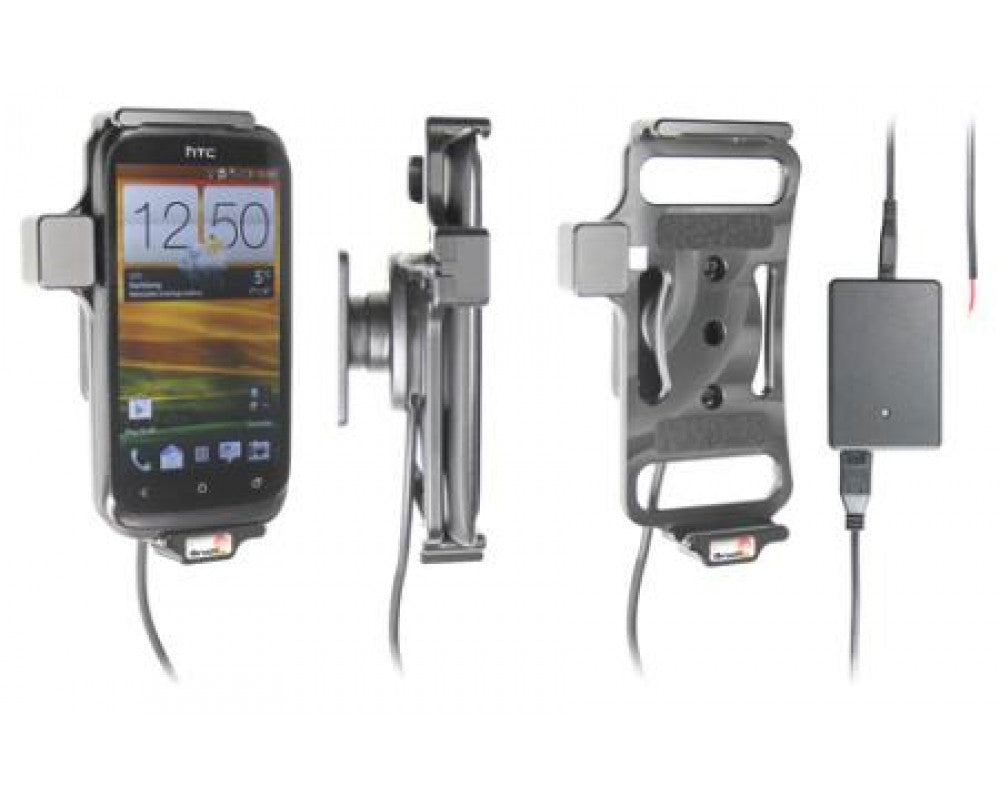 Brodit - HTC Desire X Actieve houder met vaste voeding. Let op: Uitlopend artikel, Kan niet retour! - Telefoon- & Tablethoude