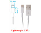 Brodit - Apple iPhone 5 / SE Passieve houder. Originele lightning kabel met Belkin USB 12/24V plug - Telefoon- & Tablethouder