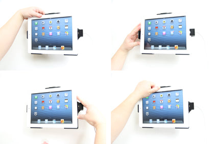 Brodit Houder met Slot 514451 - Tablethouder Apple iPad With Retina (Lightning Connector) / iPad 4th Gen
