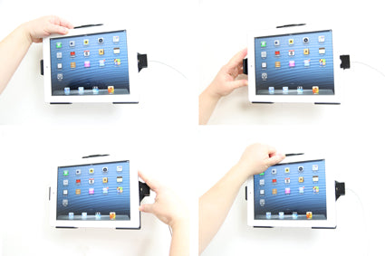 Brodit Houder met Slot 514452 - Tablethouder Apple iPad With Retina (Lightning Connector) / iPad 4th Gen