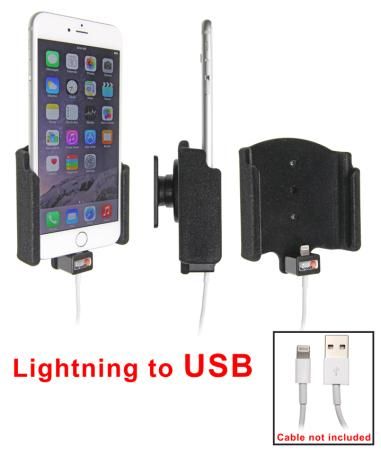 Brodit houder Apple iPhone 6 Plus Padded lightning->USB kab