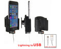 Brodit - Apple iPhone 6S / 7 Passieve houder. Voor originele Apple lightning naar USB kabel (Gestoffeerd) - Telefoon- & Table