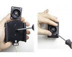 Brodit - Apple iPhone X / Xs Passieve houder. Voor originele Apple lightning naar USB kabel (Gestoffeerd) - Telefoon- & Table