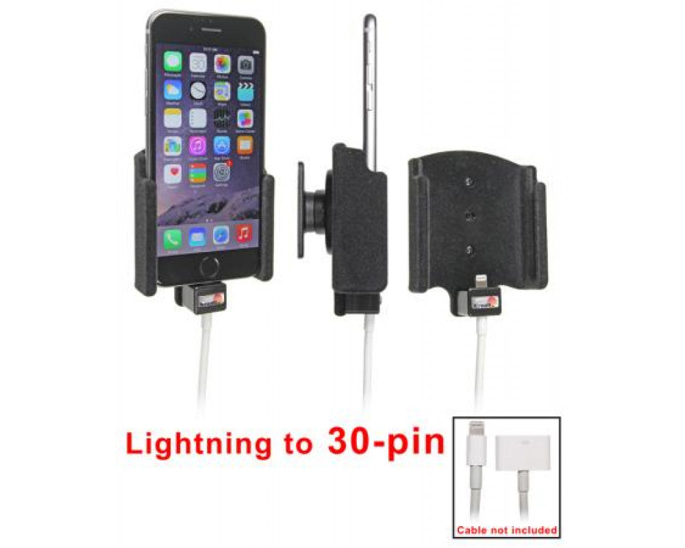 Apple iPhone 6/6S en 7  Passieve houder. Originele lightning naar 30-pin adapter kabel (Gestoffeerd) afbeelding 2