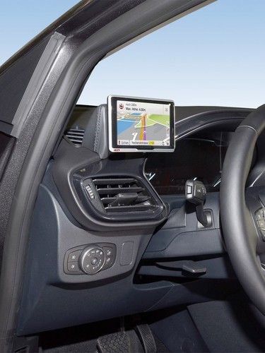 Kuda NAVI-console 520007955 in Ford Puma, montagevoorbeeld met navigatietoestel