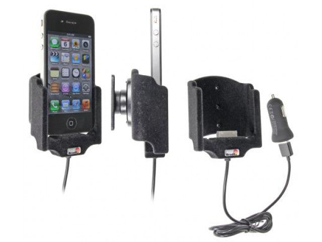 Brodit - Apple iPhone 4/4S Actieve houder met 12V USB plug - Telefoon- & Tablethouder - artikel 521164 - afbeelding 2