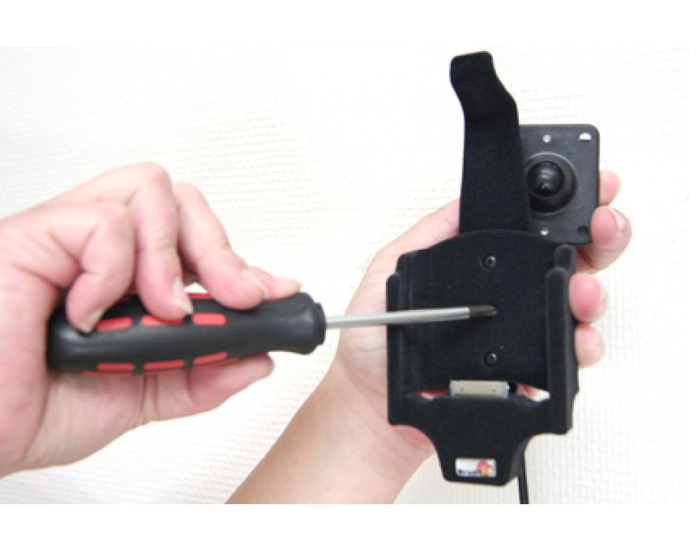 Brodit - Apple iPhone 4/4S Actieve houder. Met slot en 12V USB Let op: Uitlopend artikel, Kan niet retour! - Telefoon- & Tabl