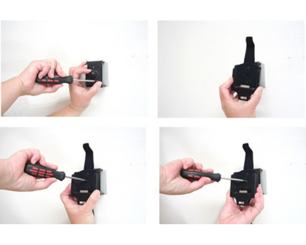 Brodit - Apple iPhone 4/4S Actieve houder. Met slot en 12V USB Let op: Uitlopend artikel, Kan niet retour! - Telefoon- & Tabl