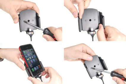 Brodit Actieve Houder 521502 - Telefoonhouder Apple iPhone 5S / iPhone 5C / iPhone 5 / iPhone 13 Mini / iPhone 12 Mini