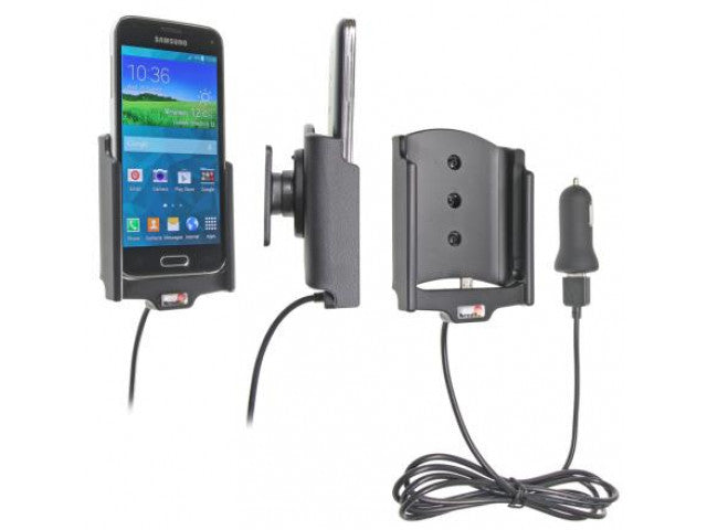 Brodit - Samsung Galaxy S5 Mini Actieve houder met 12V USB plugLet op: Uitlopend artikel, Kan niet retour! - Telefoon- & Tabl