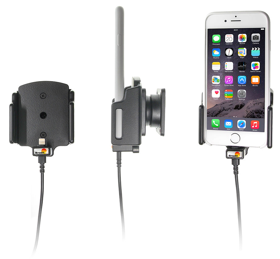 Brodit Actieve Houder 521666 - Telefoonhouder Apple iPhone 8 / iPhone 7 / iPhone 6S / iPhone 6 / iPhone Xs