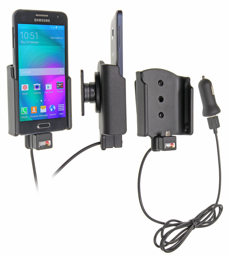 Active holder with USB-cable and cig-plug adapter 521715
