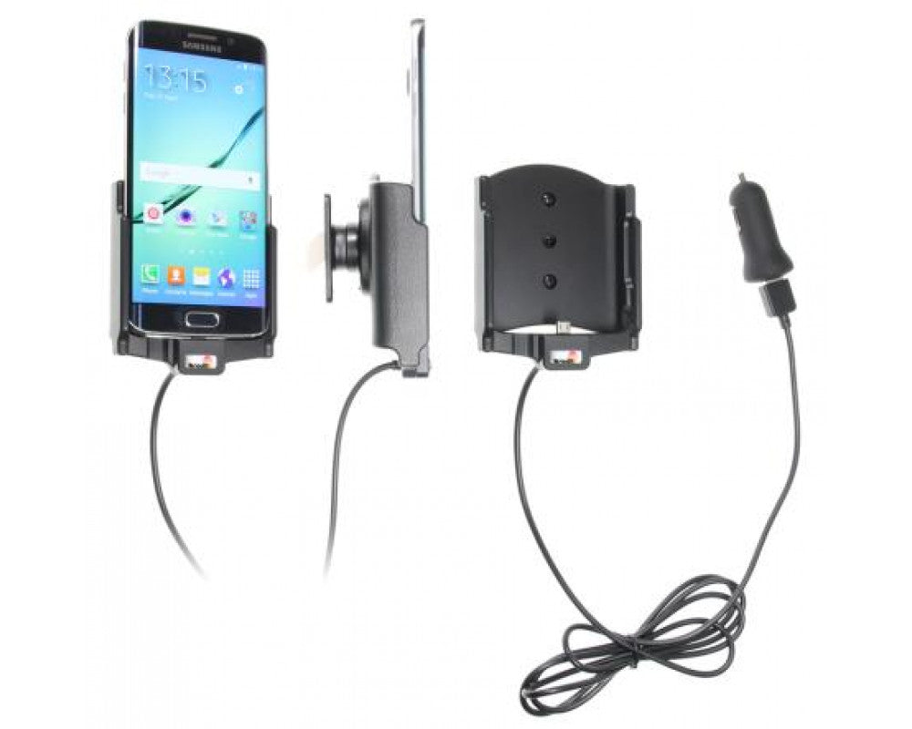 Brodit - Samsung Galaxy S6 Edge Actieve houder met 12V USB plug - Telefoon- & Tablethouder - artikel 521731