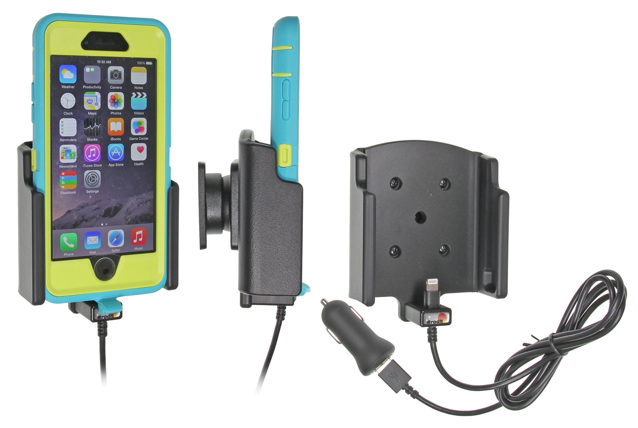Active holder with USB-cable and cig-plug adapter 521732