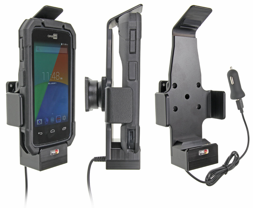 Active holder with USB-cable and cig-plug adapter 521767