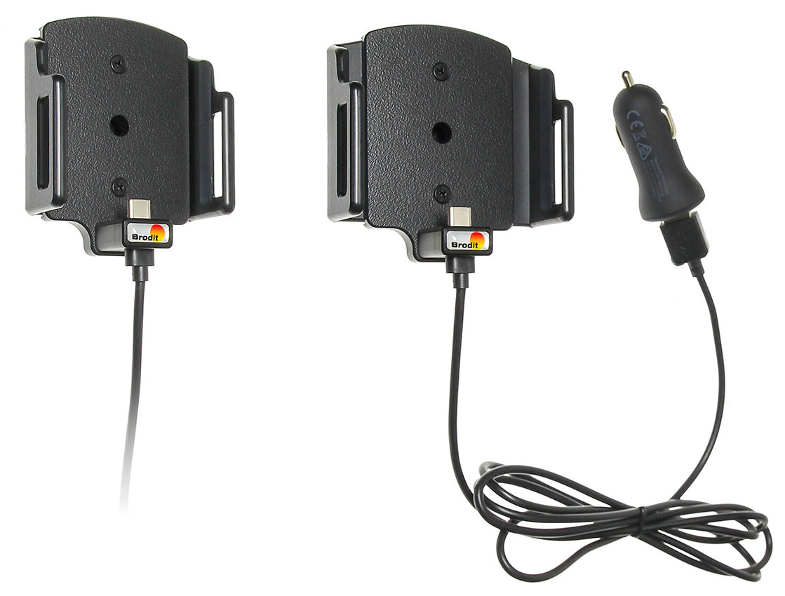 Active holder with USB-cable and cig-plug adapter 521841