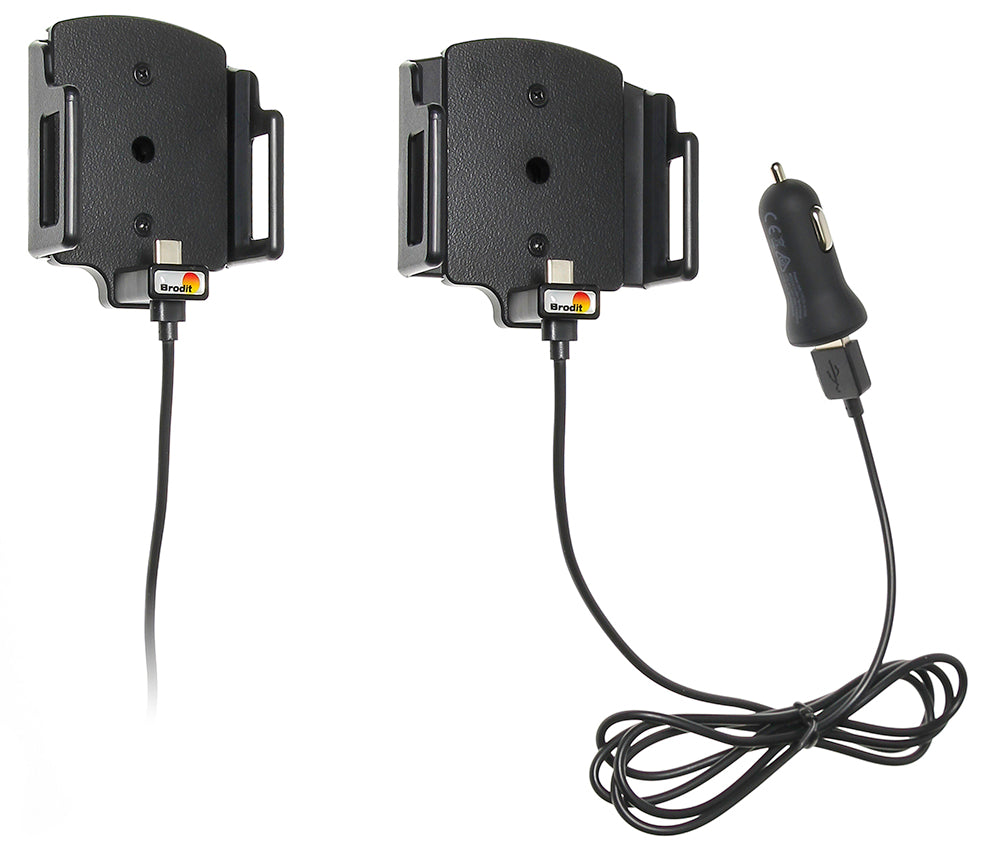 Active holder with USB-cable and cig-plug adapter 521842