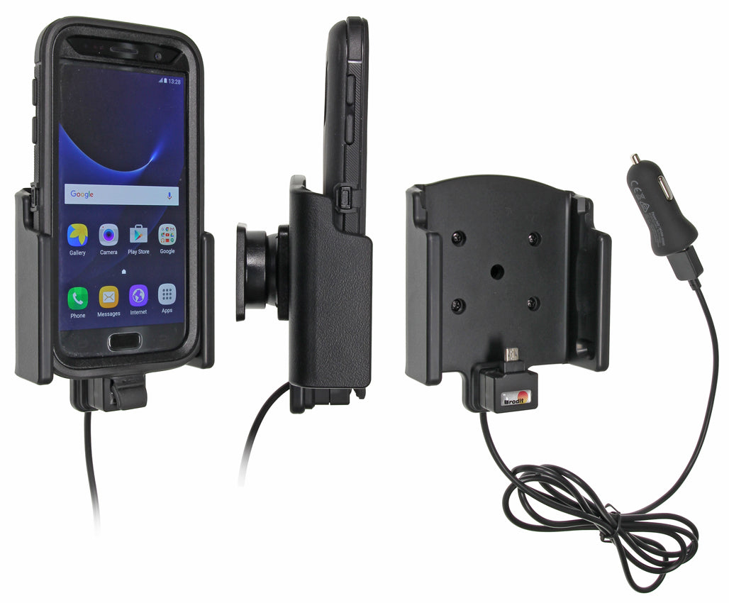Active holder with USB-cable and cig-plug adapter 521891