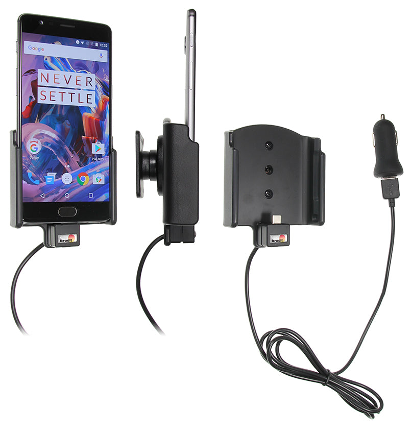 Active holder with USB-cable and cig-plug adapter 521905